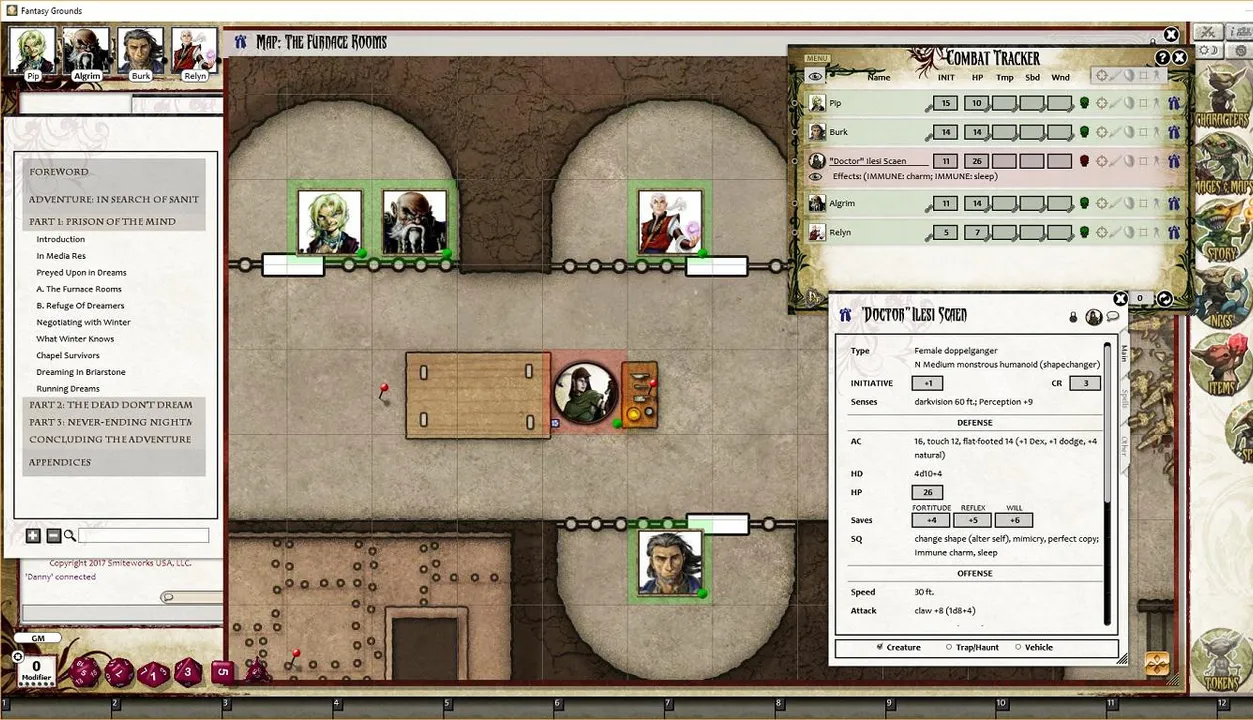 Fantasy Grounds - Pathfinder RPG - Strange Aeons AP 1: In Search of Sanity (PFRPG) Screenshot 3