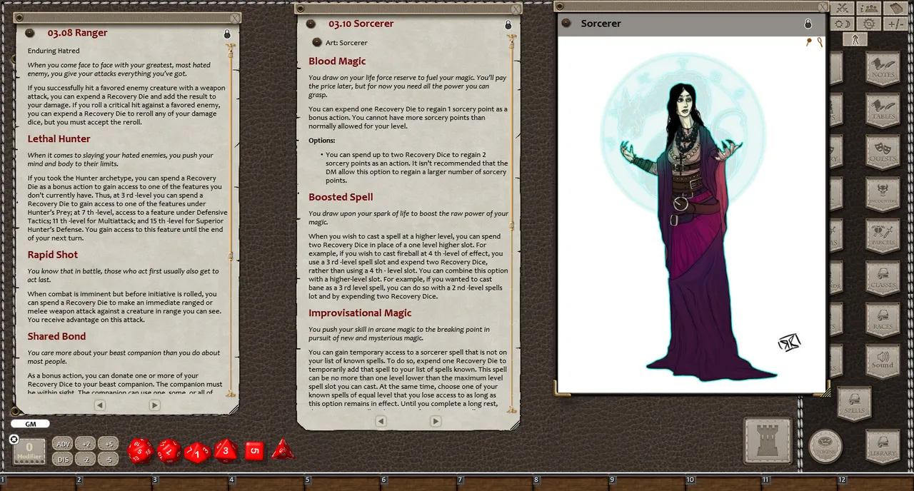 Fantasy Grounds - Fifth Edition Options: Recovery Dice Options (5E) Screenshot 1