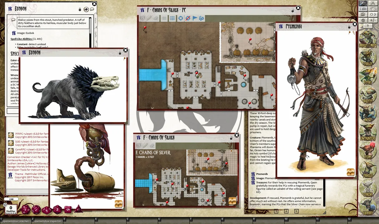 Fantasy Grounds - Pathfinder RPG - Mummy's Mask AP 2: Empty Graves (PFRPG) Screenshot 0
