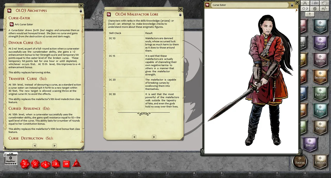 Fantasy Grounds - The Malefactor Class: Revised & Expanded (PFRPG) Screenshot 0