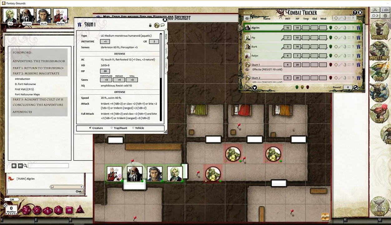 Fantasy Grounds - Pathfinder RPG - Strange Aeons AP 2: The Thrushmoor Terror (PFRPG) Screenshot 2