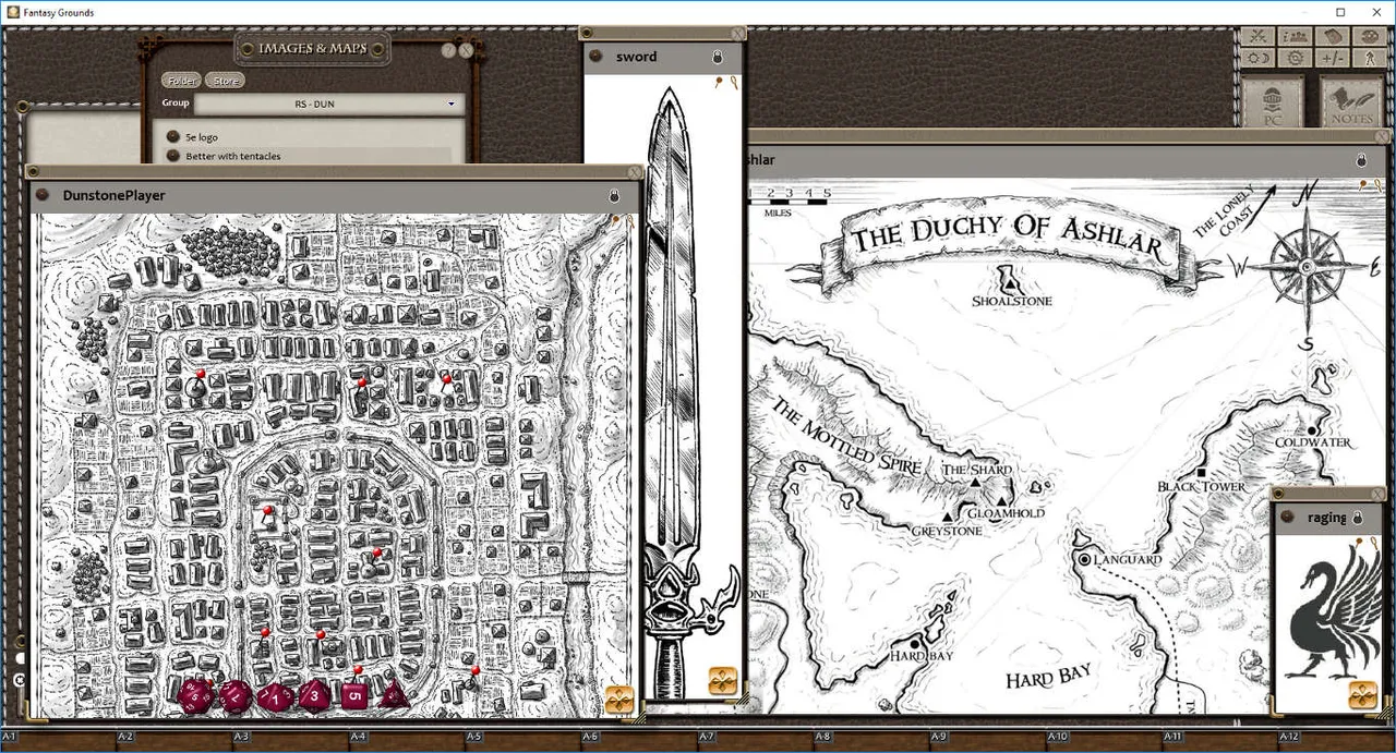 Fantasy Grounds - Town Backdrop: Dunstone (5E) Screenshot 3