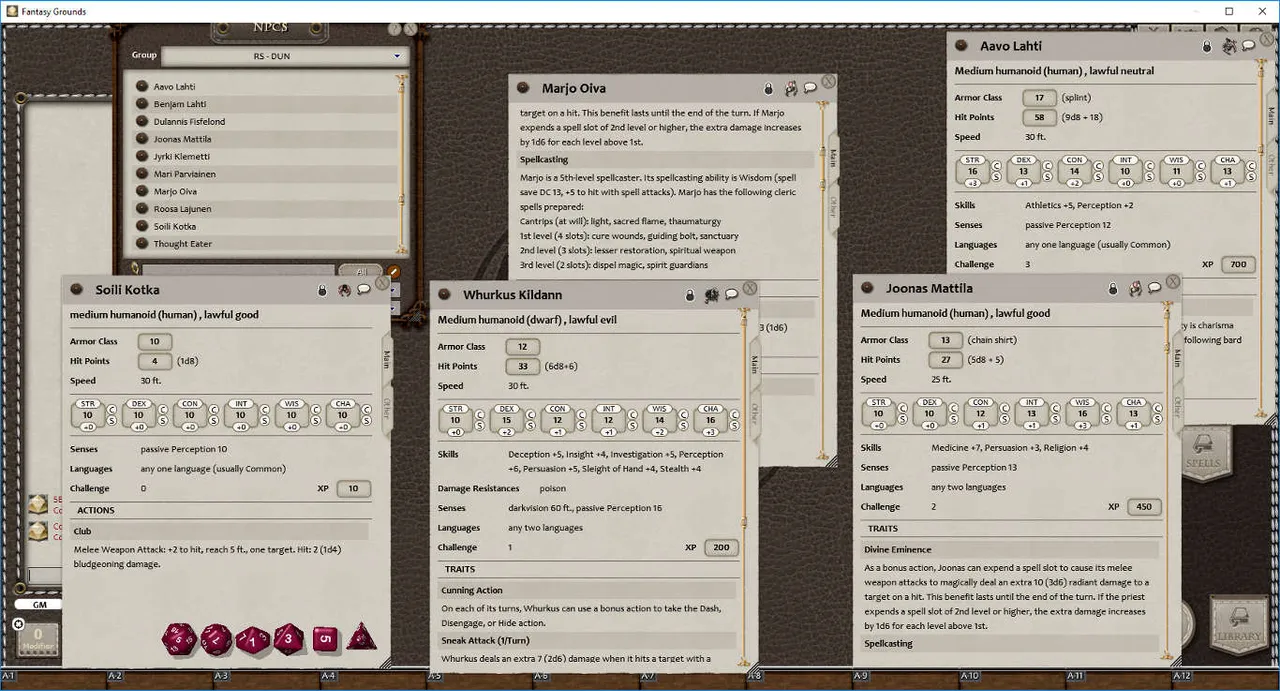 Fantasy Grounds - Town Backdrop: Dunstone (5E) Screenshot 1
