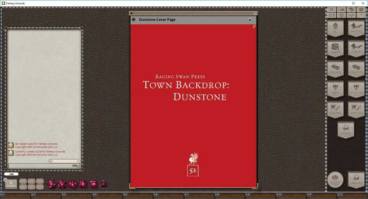 Fantasy Grounds - Town Backdrop: Dunstone (5E) Screenshot 2