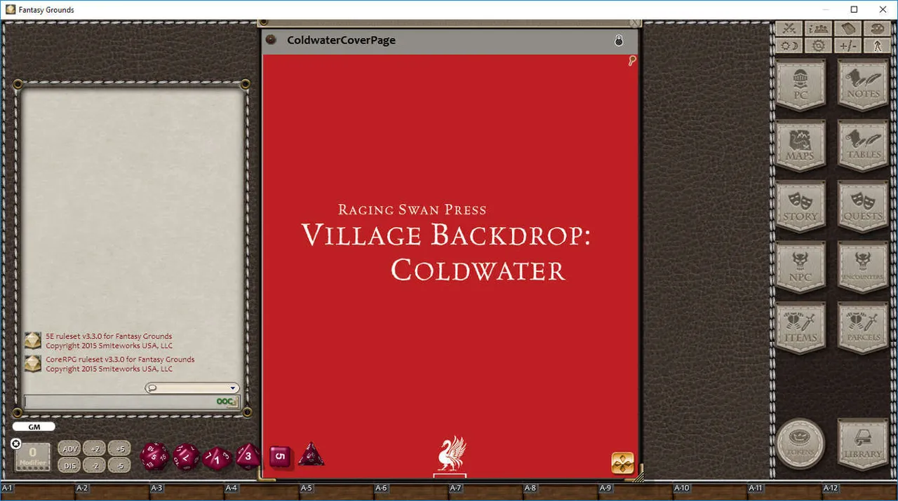 Fantasy Grounds - Village Backdrop: Coldwater (5E) Screenshot 3