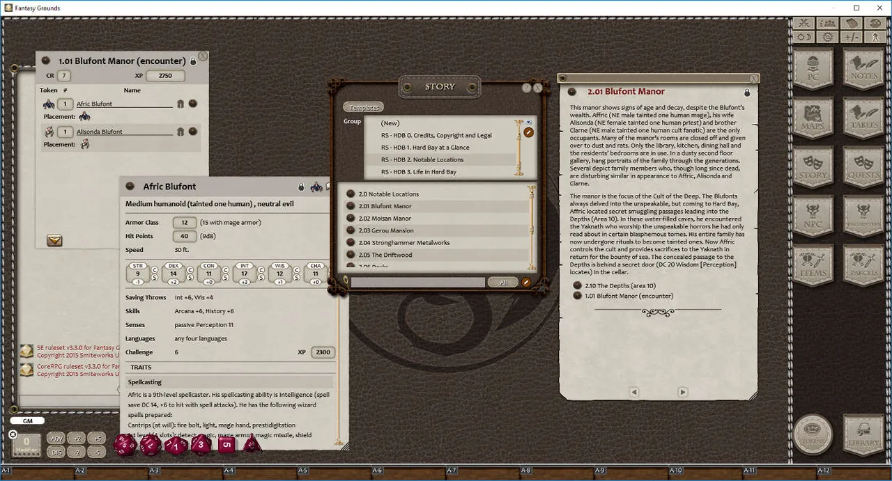 Fantasy Grounds - Village Backdrop: Hard Bay (5E) Screenshot 0