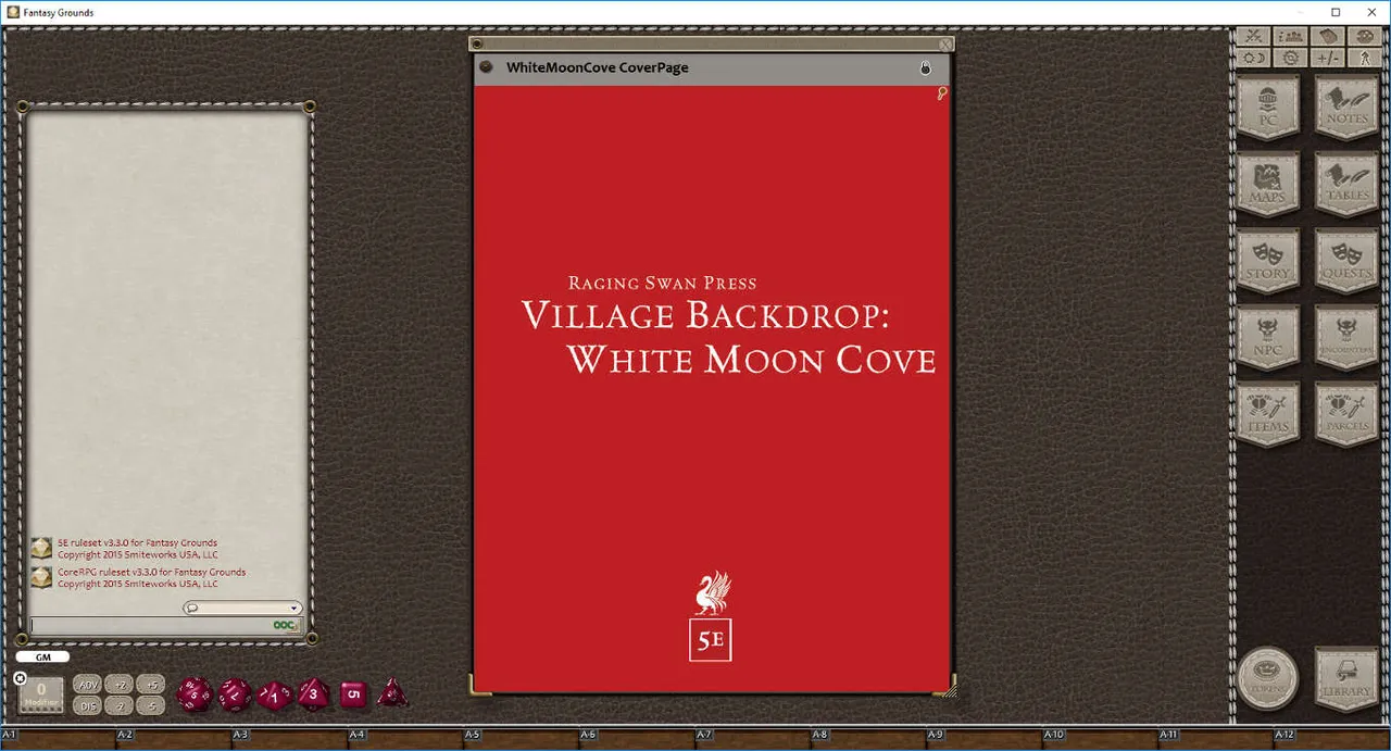Fantasy Grounds - Village Backdrop: White Moon Cove (5E) Screenshot 3