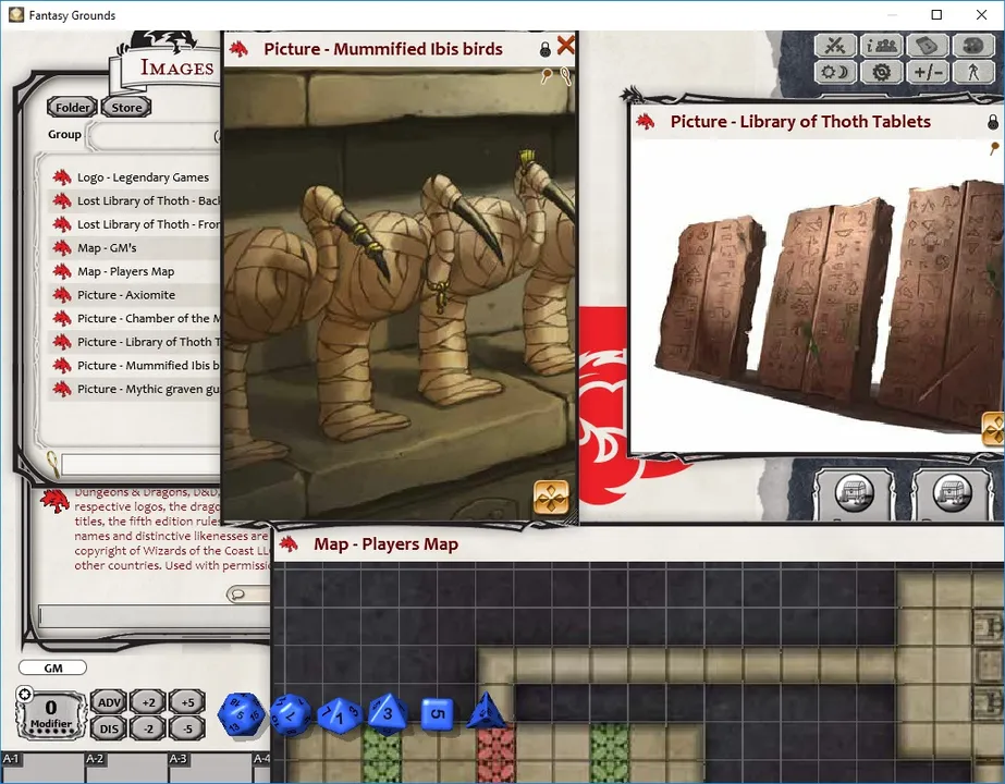 Fantasy Grounds - Lost Library of Thoth (5E) Screenshot 0