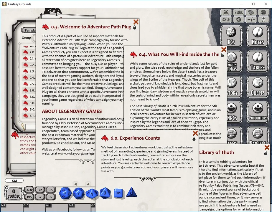 Fantasy Grounds - Lost Library of Thoth (5E) Screenshot 3