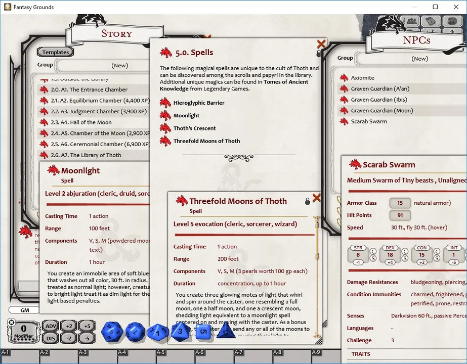 Fantasy Grounds - Lost Library of Thoth (5E) Screenshot 1
