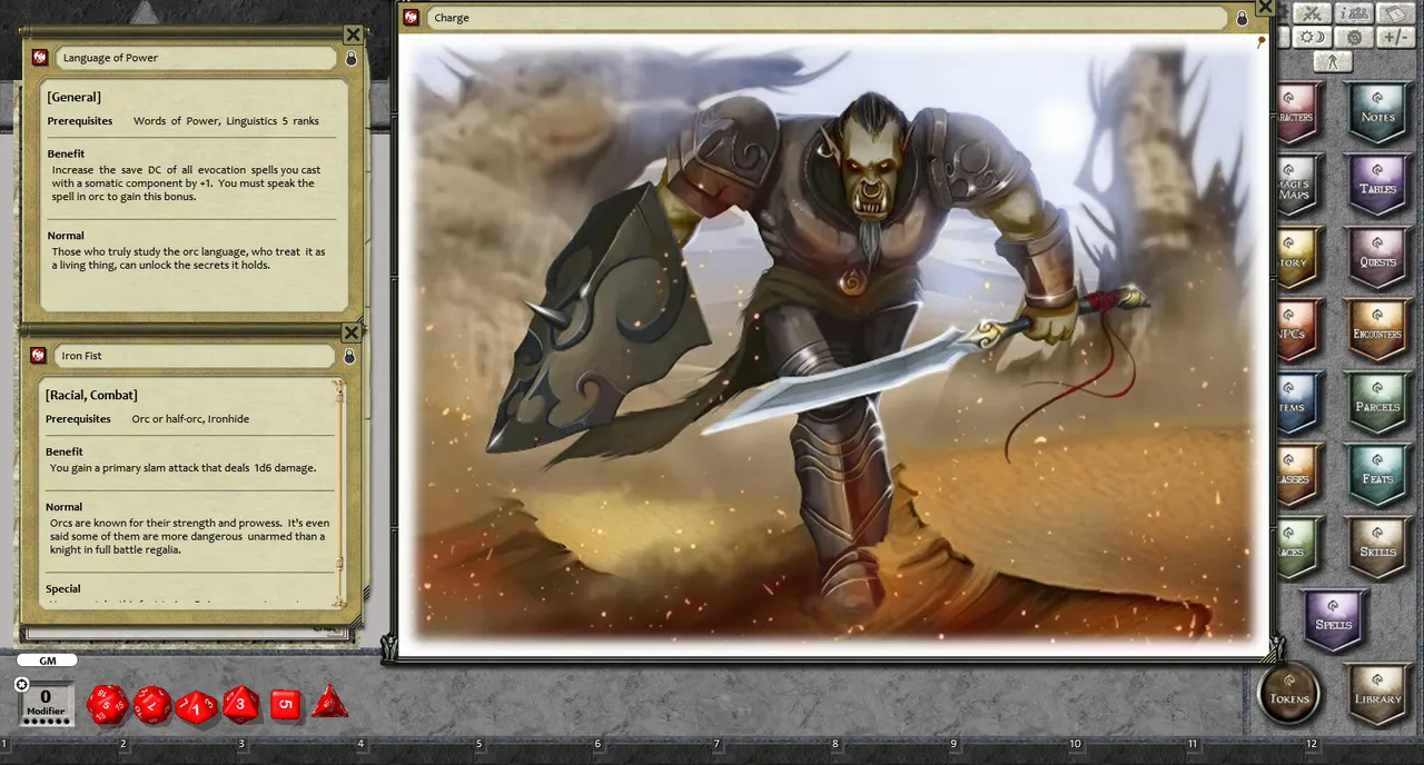 Fantasy Grounds - Feats of Legend: 20 Orc Feats (PFRPG) Screenshot 1