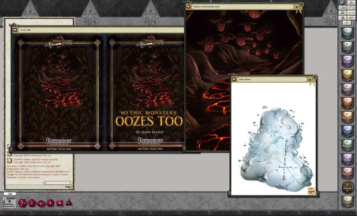 Fantasy Grounds - Mythic Monsters #6 - Oozes Too (PFRPG) Screenshot 3