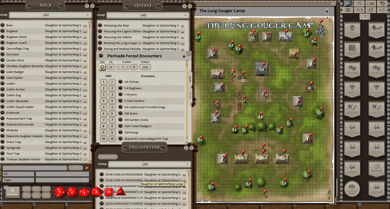 Fantasy Grounds - Slaughter at Splinterfang Gorge (5E) Screenshot 1