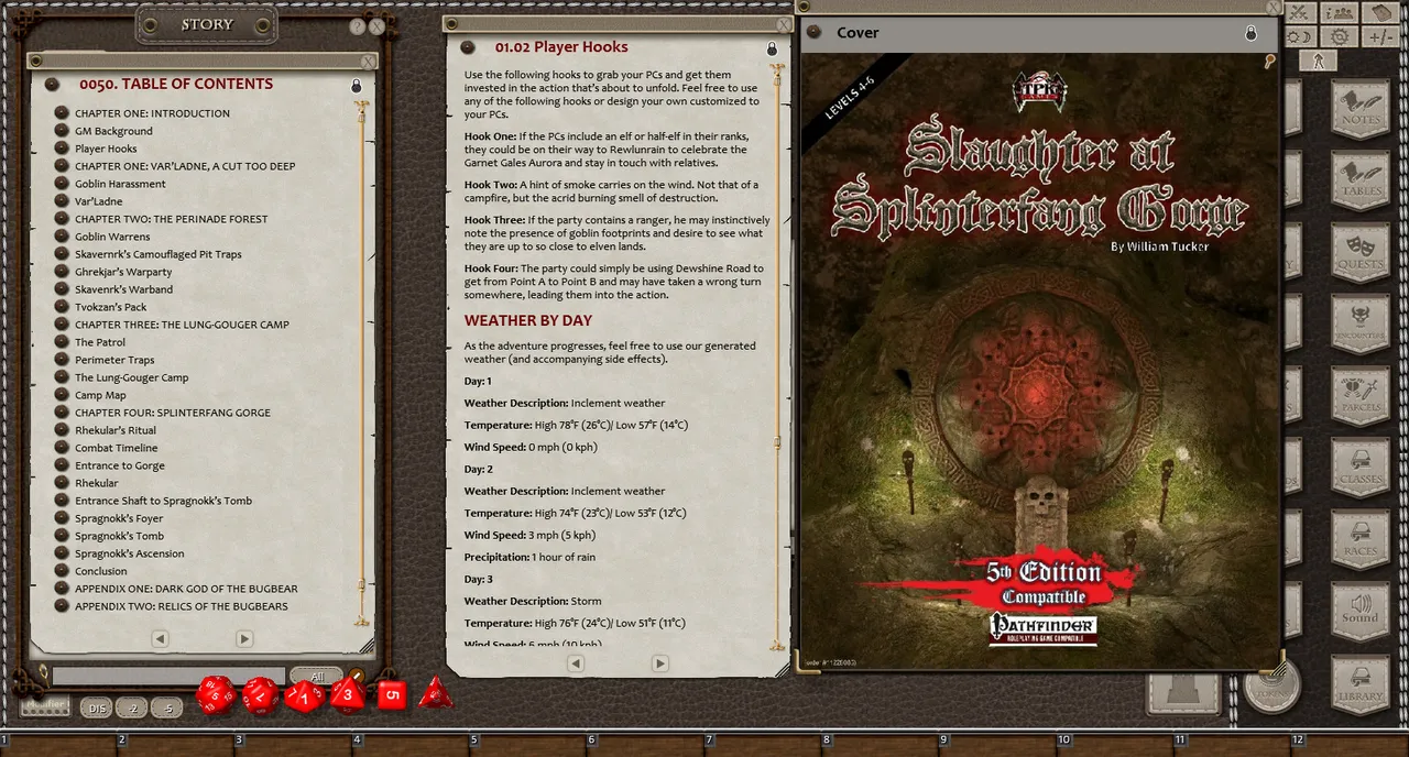 Fantasy Grounds - Slaughter at Splinterfang Gorge (5E) Screenshot 3