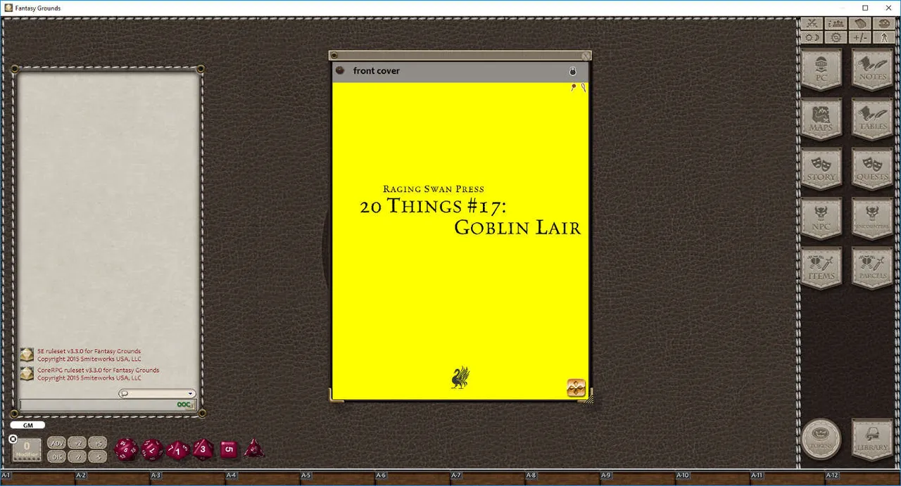 Fantasy Grounds - 20 Things #17: Goblin Lair Screenshot 0