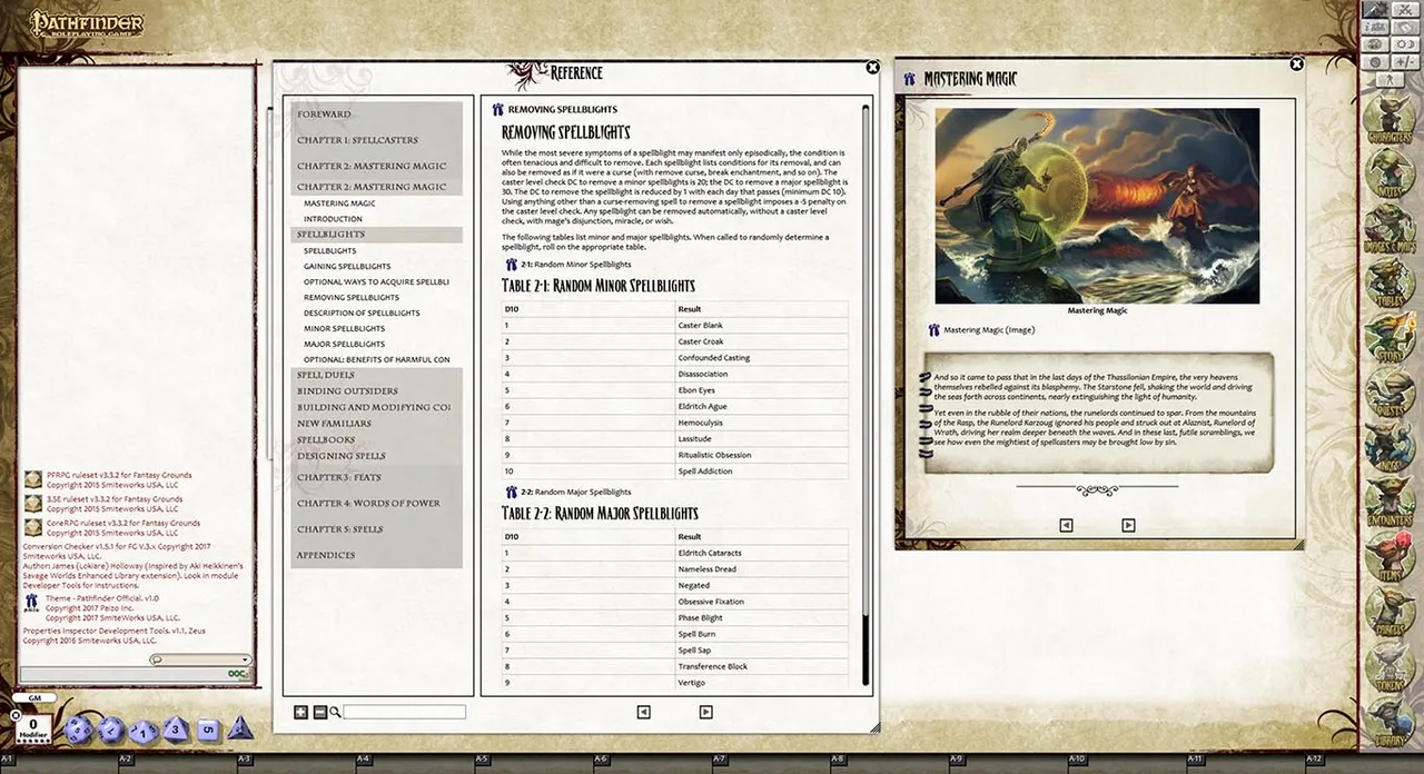 Fantasy Grounds - Pathfinder RPG - Ultimate Magic (PFRPG) Screenshot 5