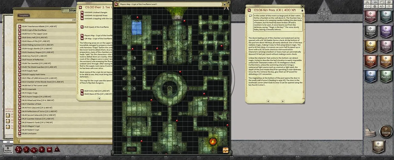 Fantasy Grounds - Pathfinder RPG - Crypt of the Everflame (PFRPG) Screenshot 1