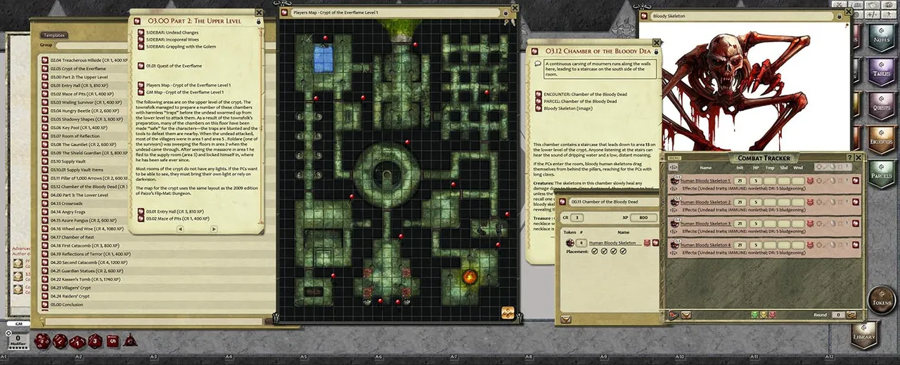 Fantasy Grounds - Pathfinder RPG - Crypt of the Everflame (PFRPG) Screenshot 3