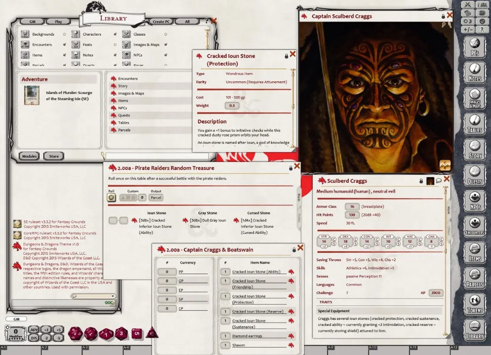Fantasy Grounds - Islands of Plunder: Scourge of the Steaming Isle (5E) Screenshot 2