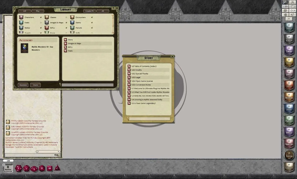 Fantasy Grounds - Mythic Monsters #10: Sea Monsters (PFRPG) Screenshot 0