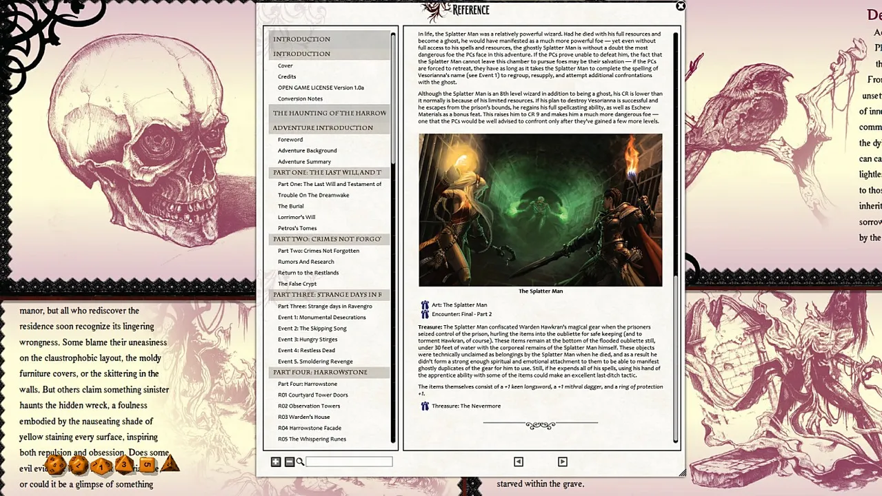 Fantasy Grounds - Pathfinder RPG - Carrion Crown AP 1: The Haunting of Harrowstone (PFRPG) Screenshot 2