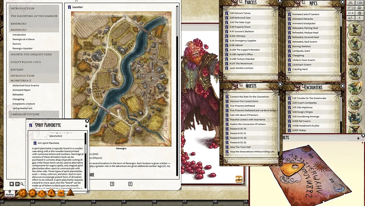 Fantasy Grounds - Pathfinder RPG - Carrion Crown AP 1: The Haunting of Harrowstone (PFRPG) Screenshot 1