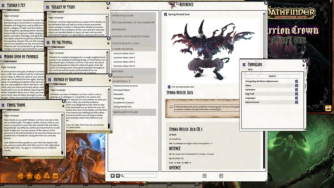 Fantasy Grounds - Pathfinder RPG - Carrion Crown AP 1: The Haunting of Harrowstone (PFRPG) Screenshot 3