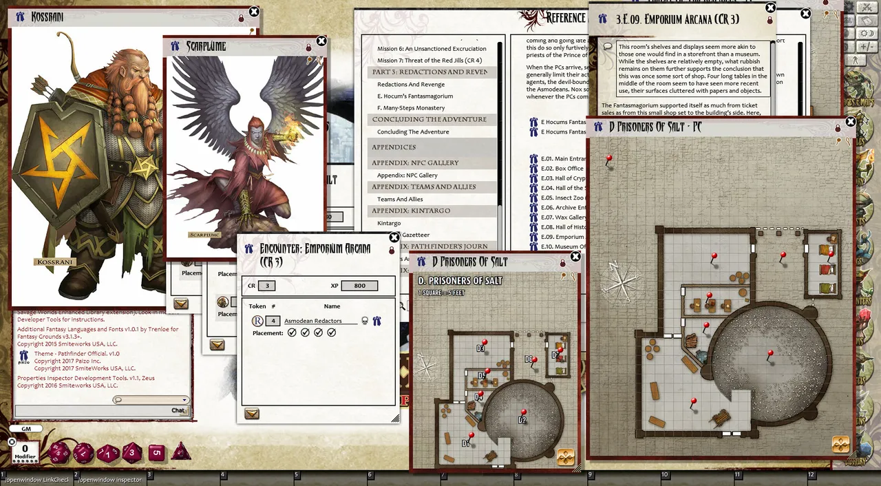 Fantasy Grounds - Pathfinder RPG - Hell's Rebels AP 1: In Hell's Bright Shadow (PFRPG) Screenshot 1