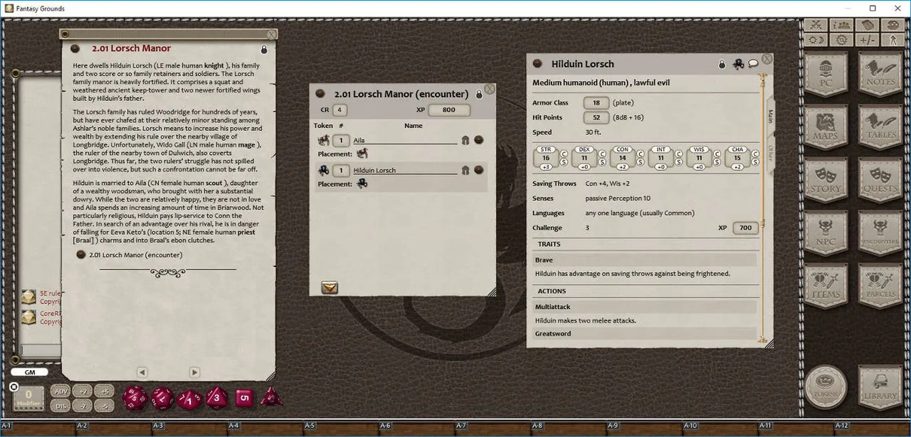 Fantasy Grounds - Village Backdrop : Woodridge (5E) Screenshot 1