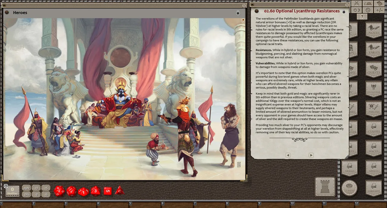 Fantasy Grounds - Southlands Heroes (5E) Screenshot 2