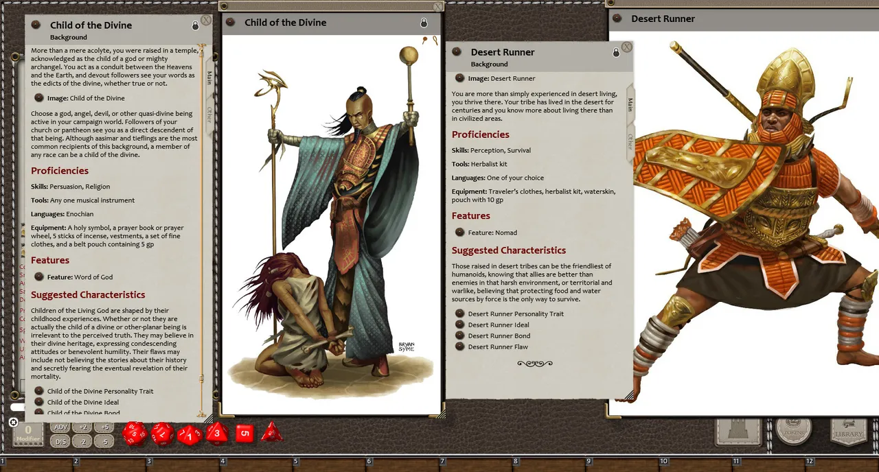 Fantasy Grounds - Southlands Heroes (5E) Screenshot 1