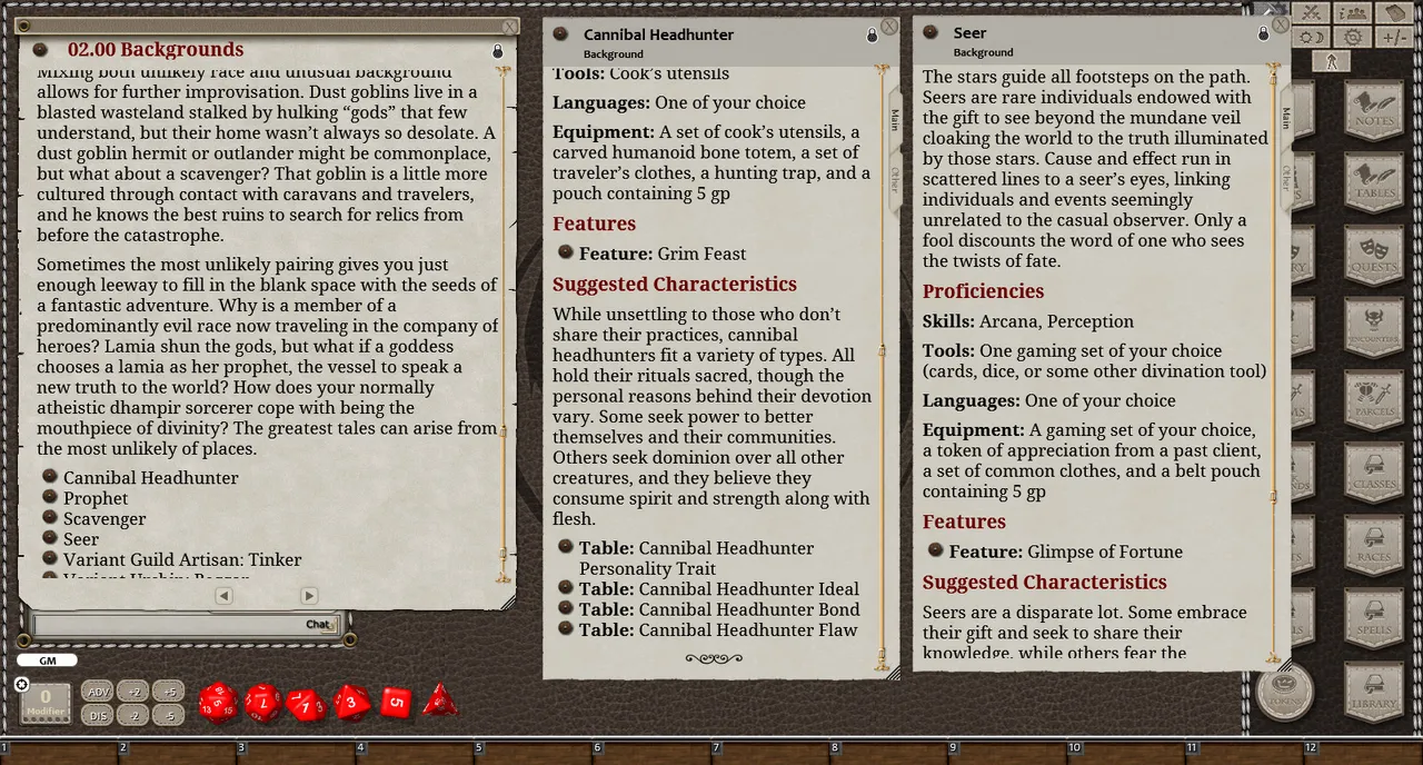 Fantasy Grounds - Unlikely Heroes (5E) Screenshot 2