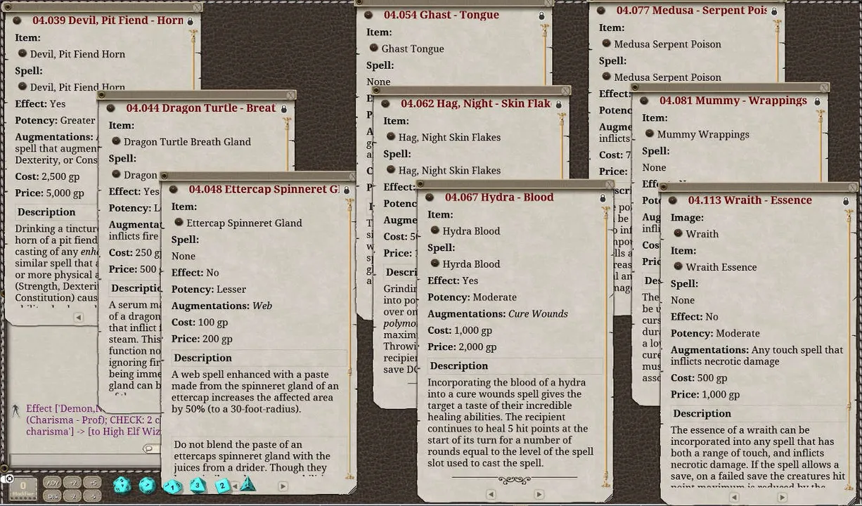 Fantasy Grounds - Creature Components Volume 1 (5E) Screenshot 3