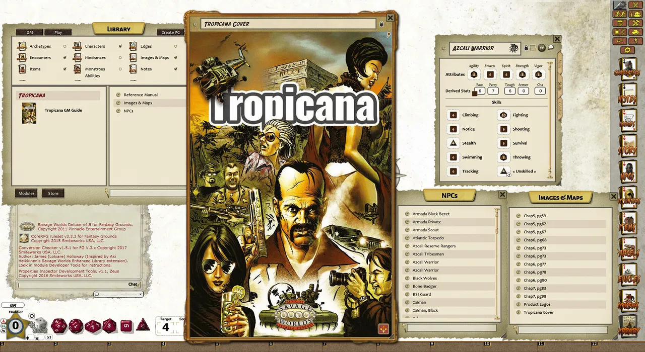 Fantasy Grounds - Tropicana Campaign Setting (Savage Worlds) Screenshot 5