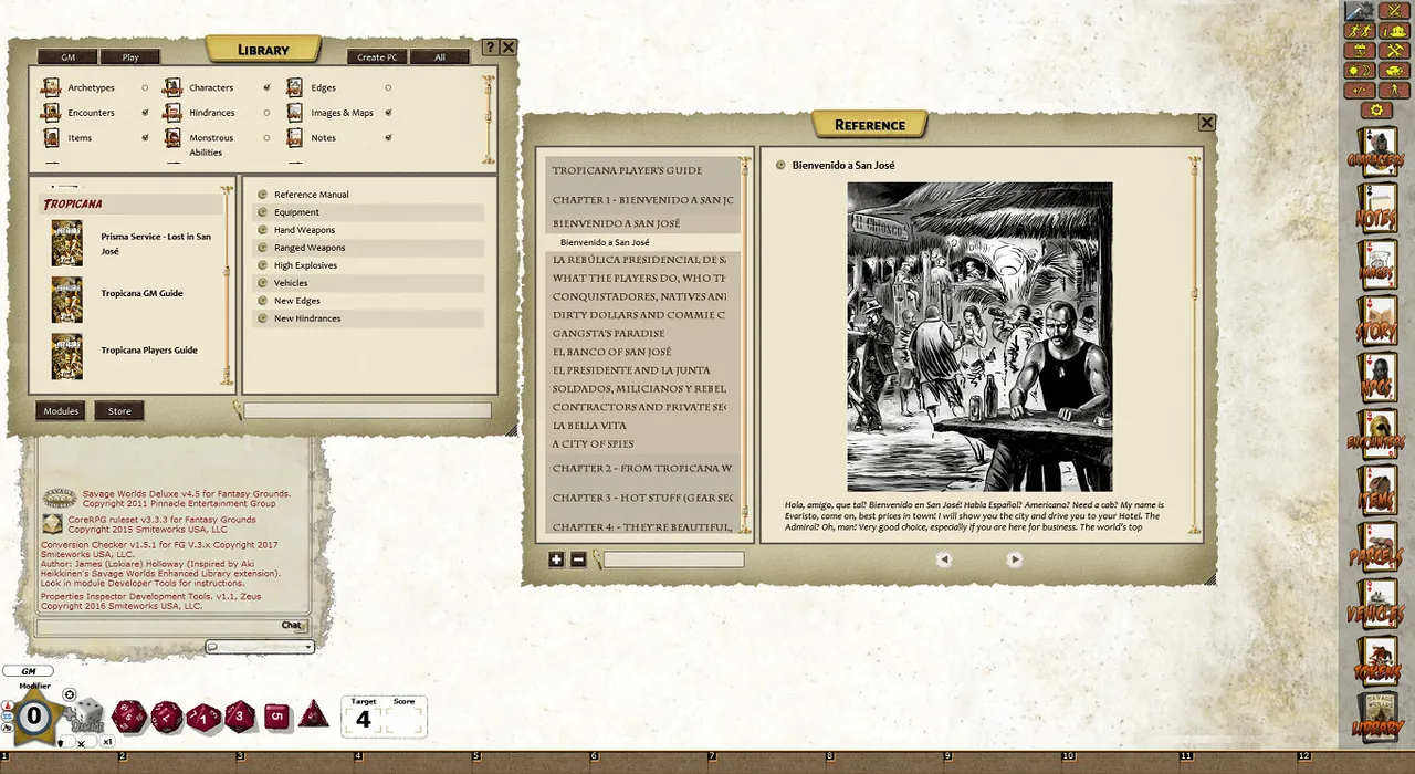 Fantasy Grounds - Tropicana Campaign Setting (Savage Worlds) Screenshot 0