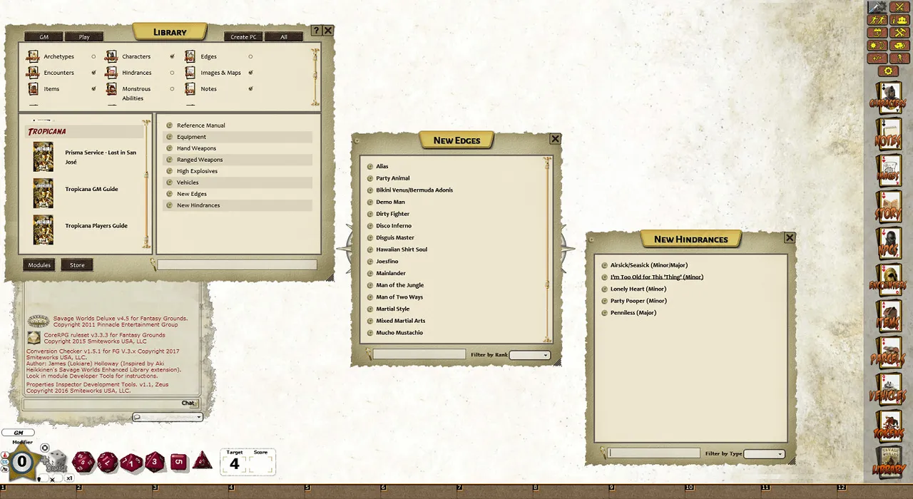 Fantasy Grounds - Tropicana Campaign Setting (Savage Worlds) Screenshot 3