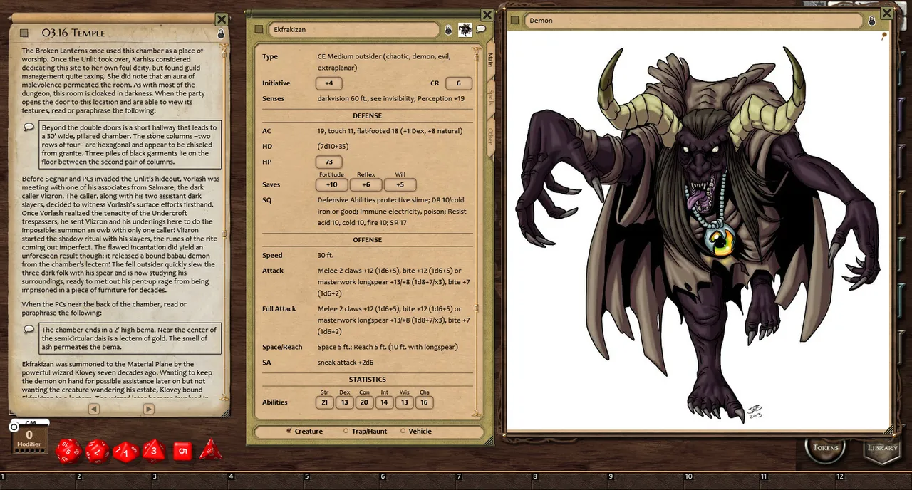 Fantasy Grounds - Noble Cause, Bloodied Hands (PFRPG) Screenshot 1