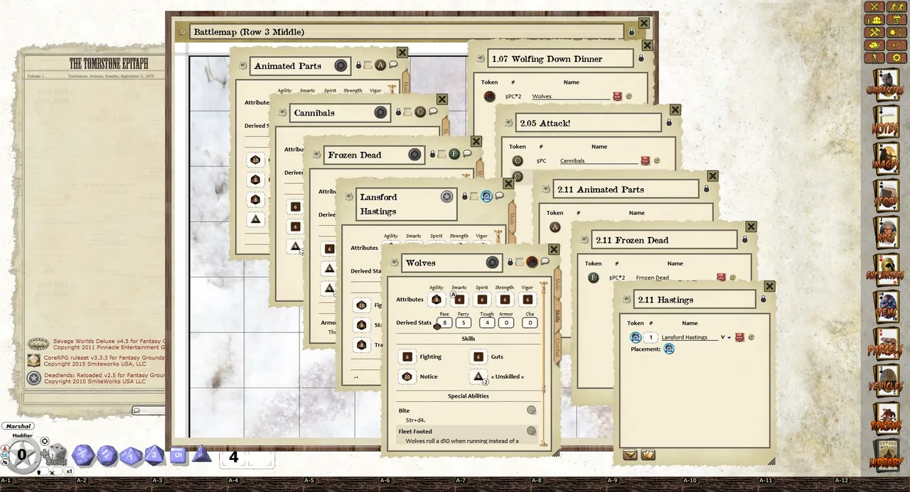 Fantasy Grounds - Deadlands Reloaded: Guess Who's Coming to Donner? (Savage Worlds) Screenshot 0