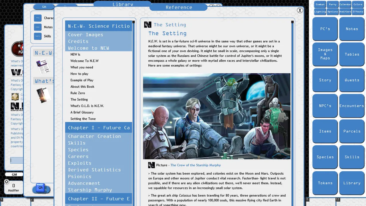 Fantasy Grounds - N.E.W. (WOiN) Screenshot 4