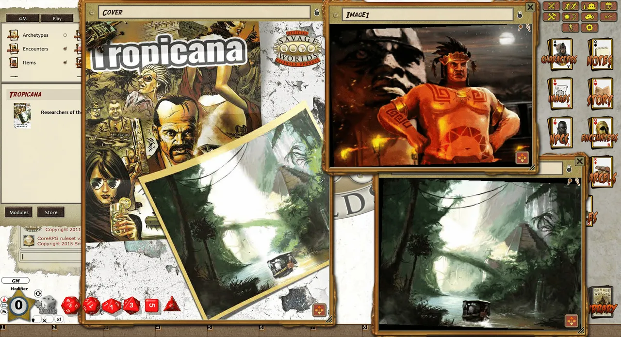 Fantasy Grounds - Tropicana: Researchers of the Lost City (Savage Worlds) Screenshot 4