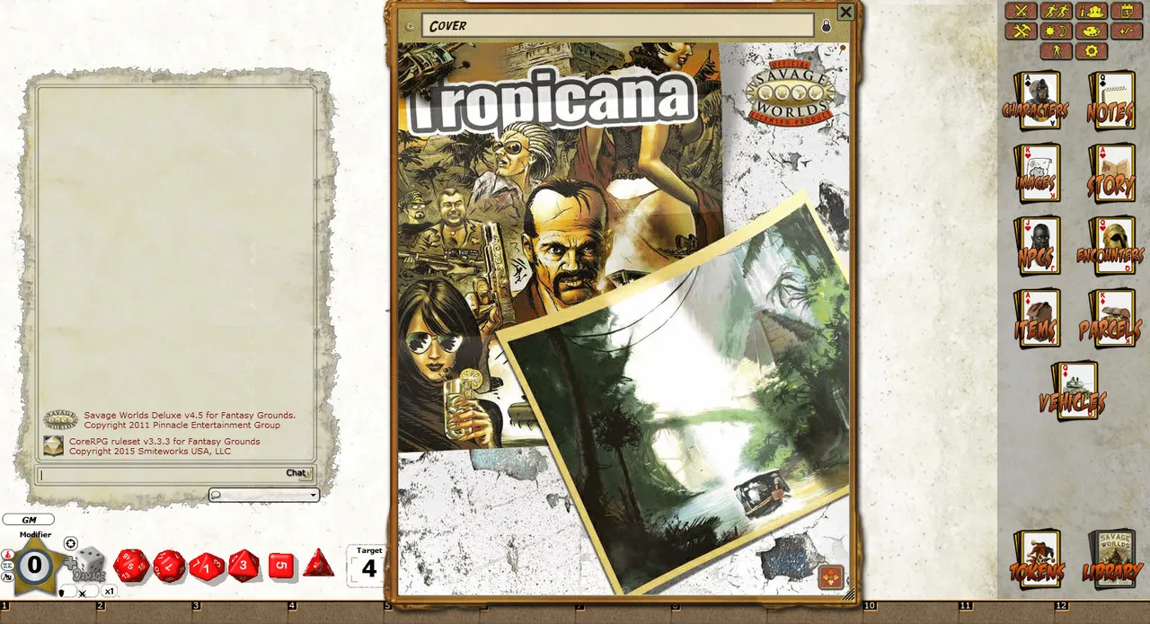 Fantasy Grounds - Tropicana: Researchers of the Lost City (Savage Worlds) Screenshot 3
