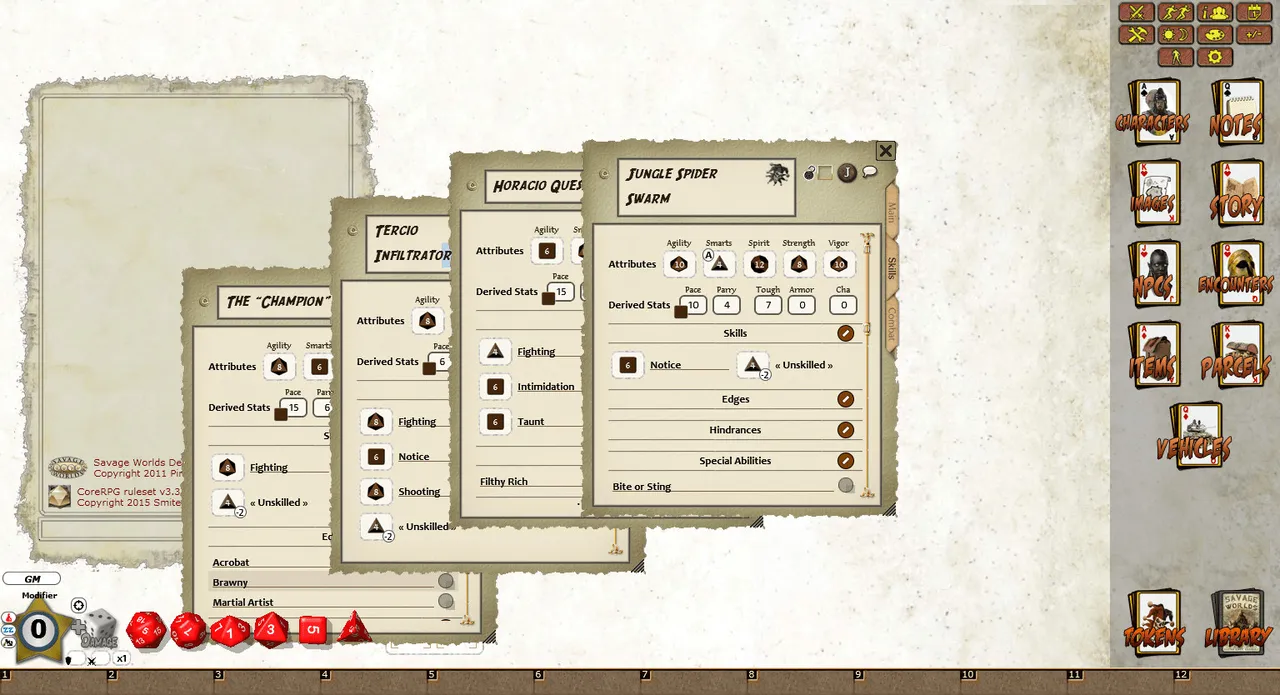 Fantasy Grounds - Tropicana: Researchers of the Lost City (Savage Worlds) Screenshot 2