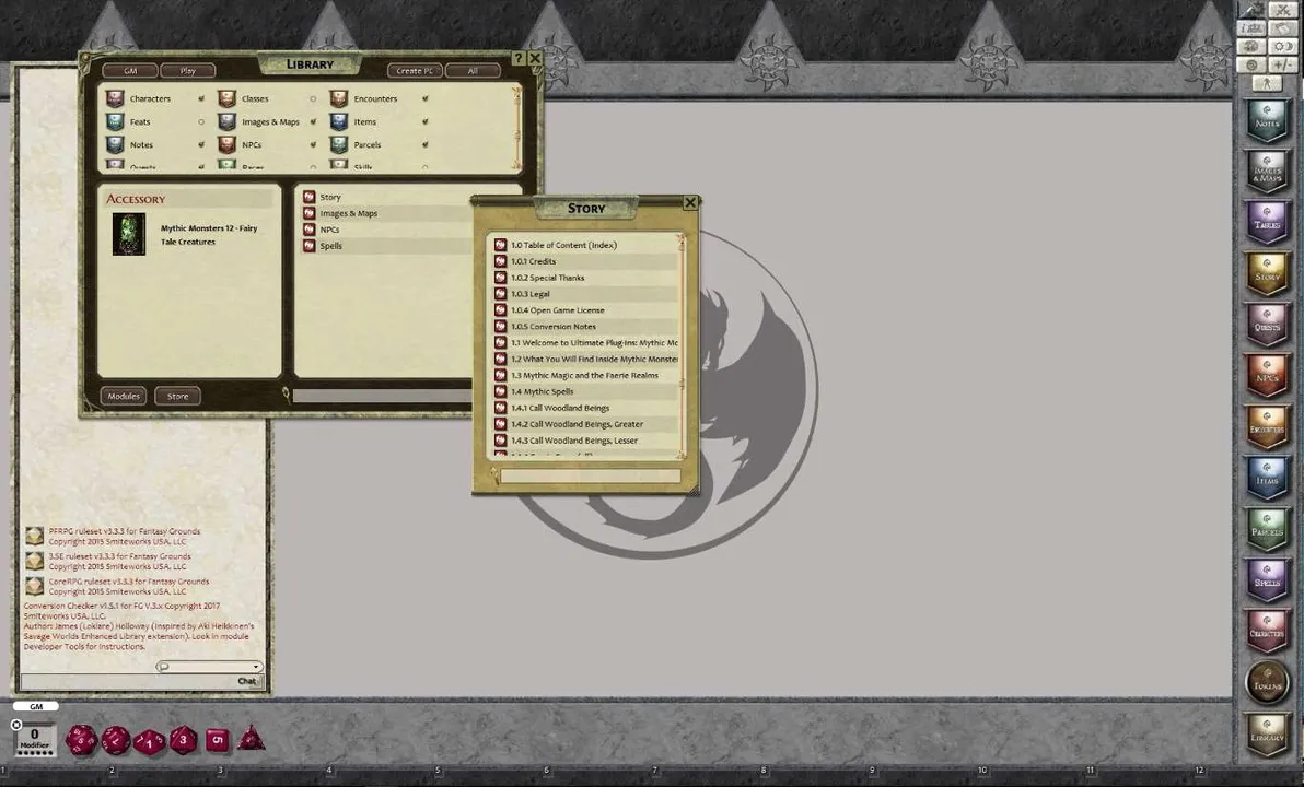 Fantasy Grounds - Mythic Monsters #12: Fairy Tale Creatures (PFRPG) Screenshot 0