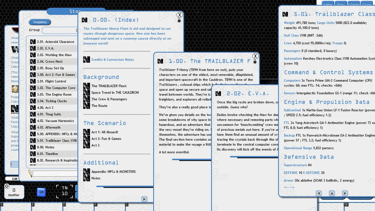 Fantasy Grounds - Trailblazer 9 Heavy (WOiN) Screenshot 3