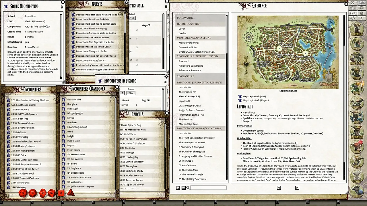 Fantasy Grounds - Pathfinder RPG - Carrion Crown AP 2: Trial of the Beast (PFRPG) Screenshot 3