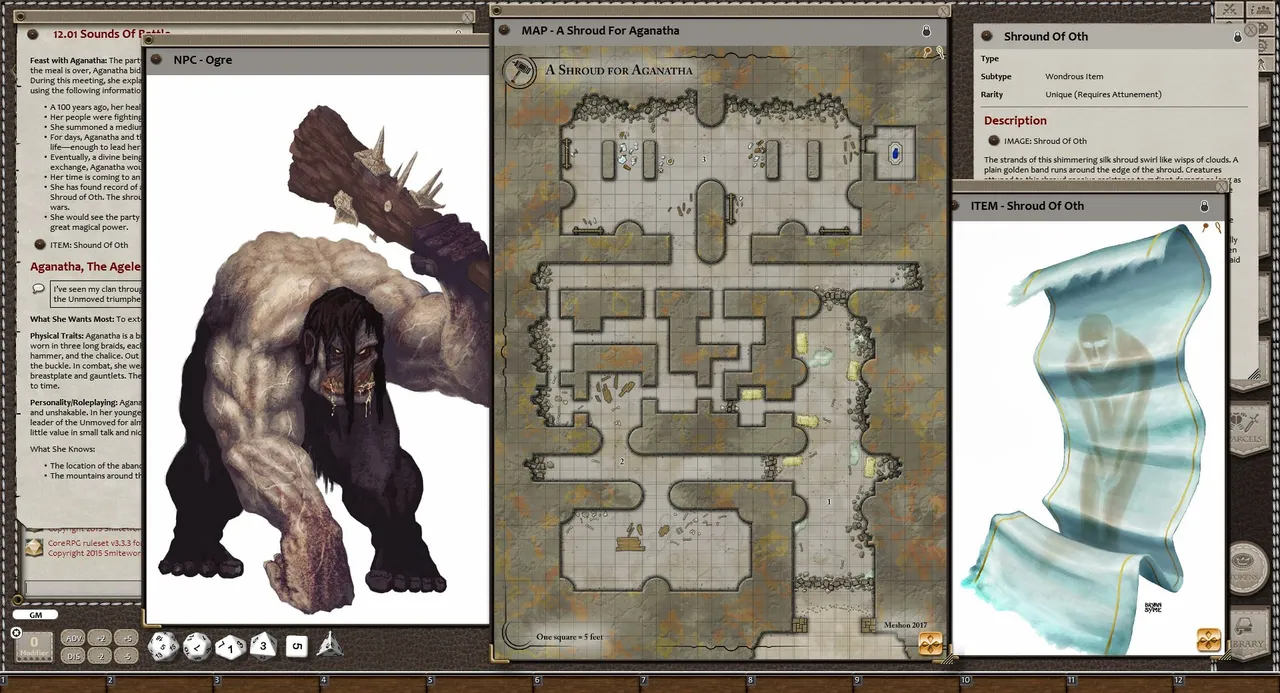 Fantasy Grounds - Prepared 2: A Dozen One Shot Adventures for 5th Edition (5E) Screenshot 1