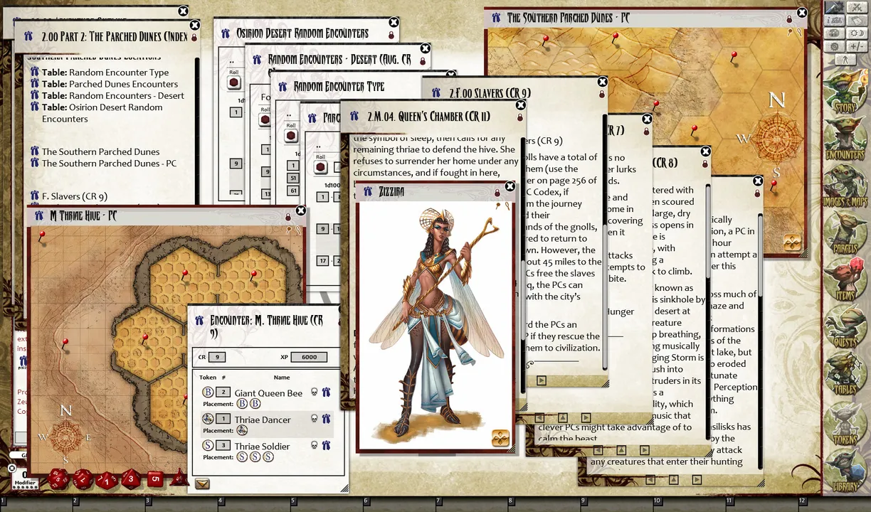 Fantasy Grounds - Pathfinder RPG - Mummy's Mask  AP 3: Shifting Sands (PFRPG) Screenshot 3