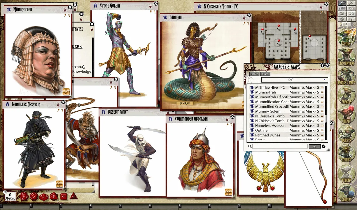 Fantasy Grounds - Pathfinder RPG - Mummy's Mask  AP 3: Shifting Sands (PFRPG) Screenshot 0