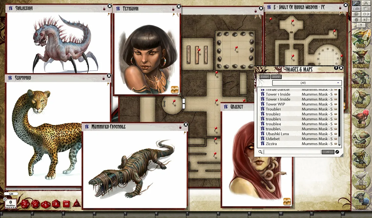 Fantasy Grounds - Pathfinder RPG - Mummy's Mask  AP 3: Shifting Sands (PFRPG) Screenshot 2