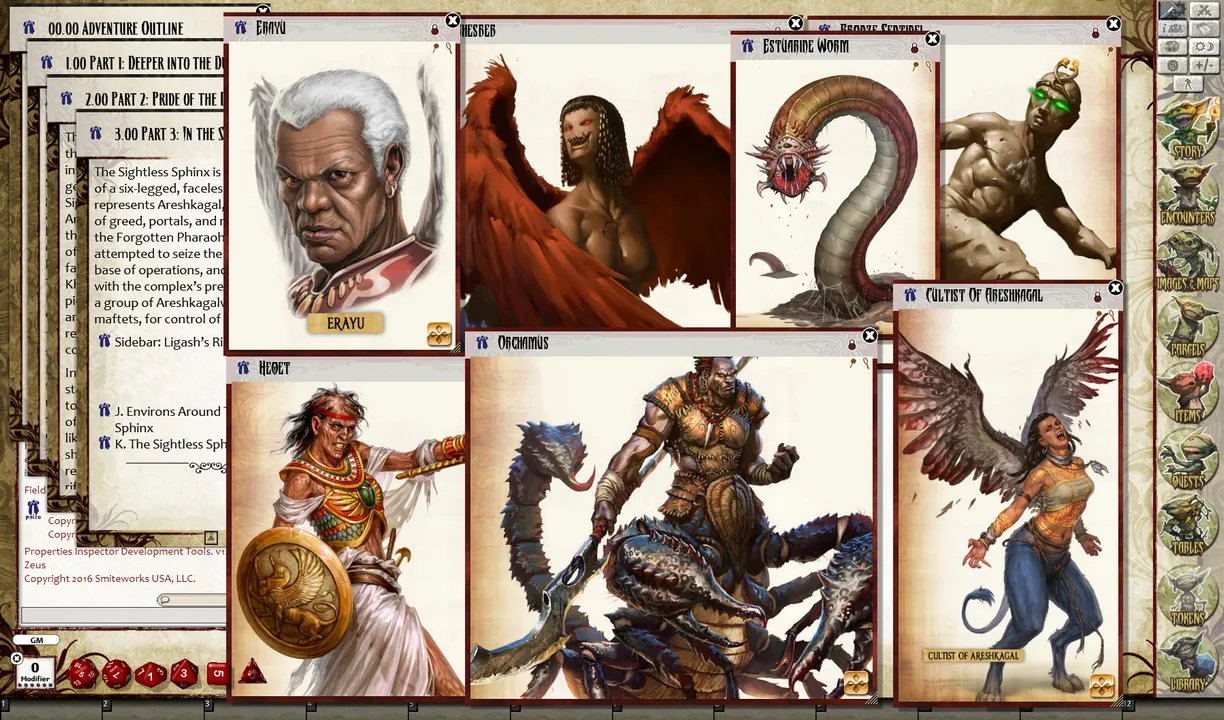 Fantasy Grounds - Pathfinder RPG - Mummy's Mask  AP 4: Secrets of the Sphinx (PFRPG) Screenshot 2